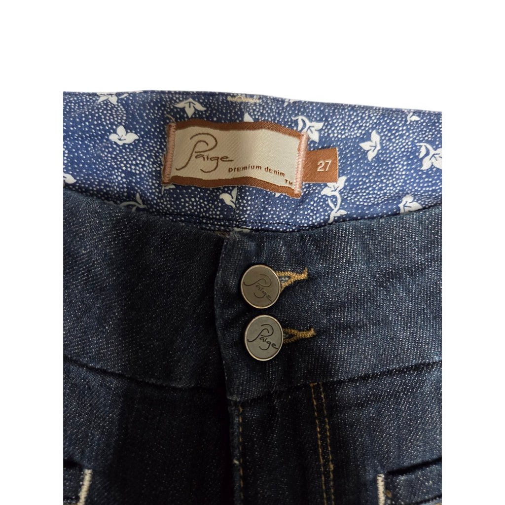 Paige Hayworth Premium Denim Crop Capri Jeans Womens Size 2