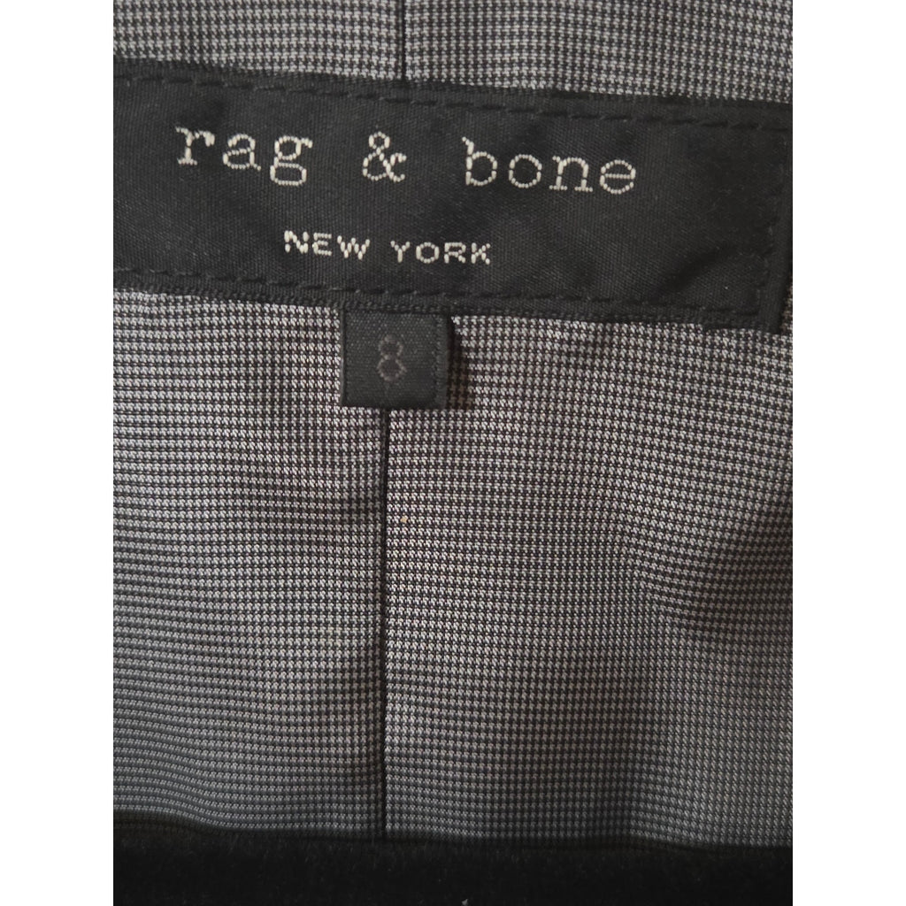 NWOT Rag & Bone Black Soiree Sequin Vest Women's Size 8