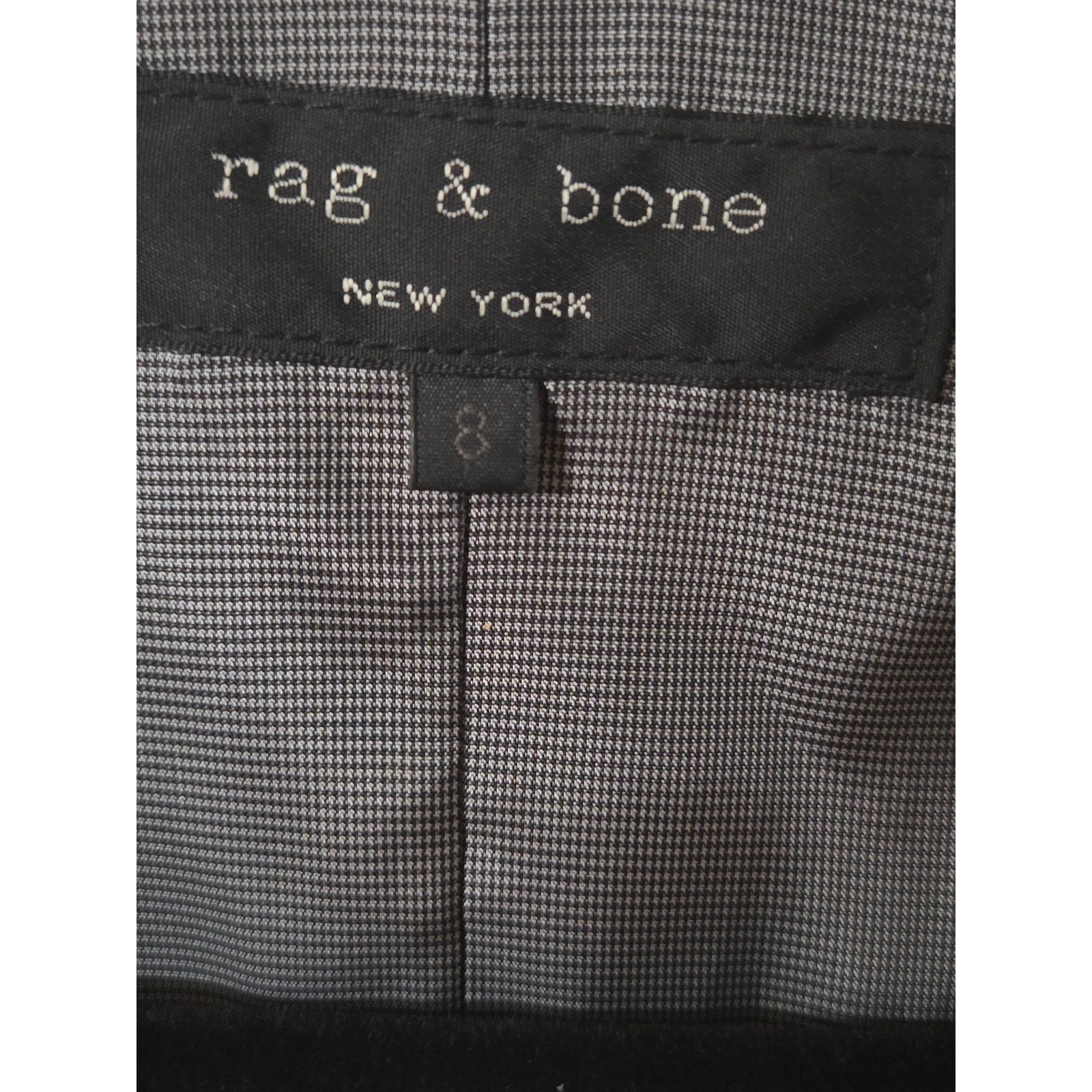 NWOT Rag & Bone Black Soiree Sequin Vest Women's Size 8