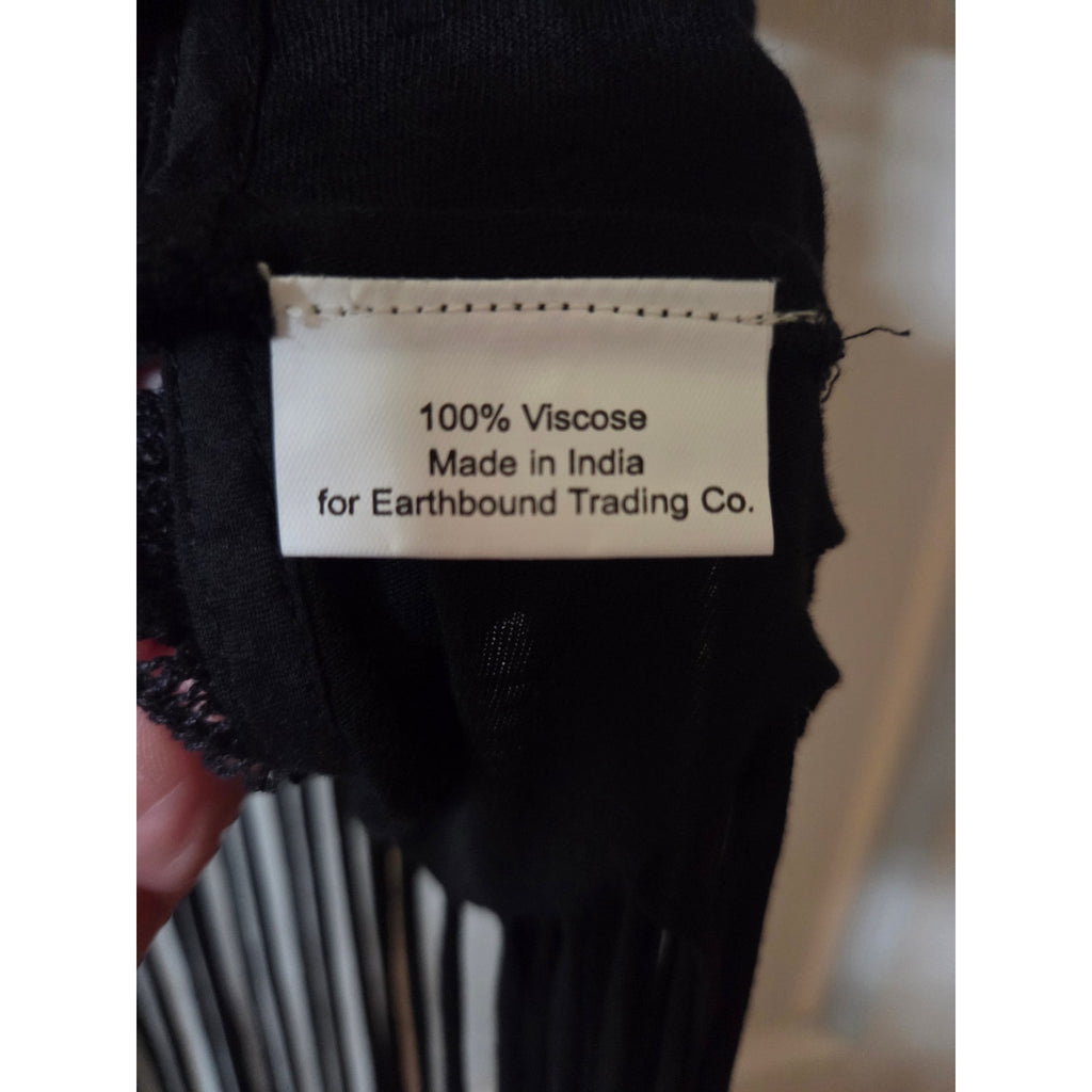 NWT Earthbound Trading Co. Fringe Vest Size Small