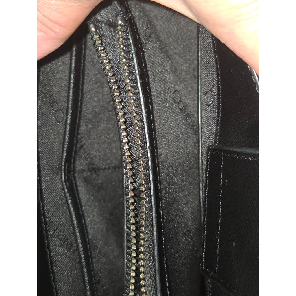 Calvin Klein Leather Tessie Satchel/Purse