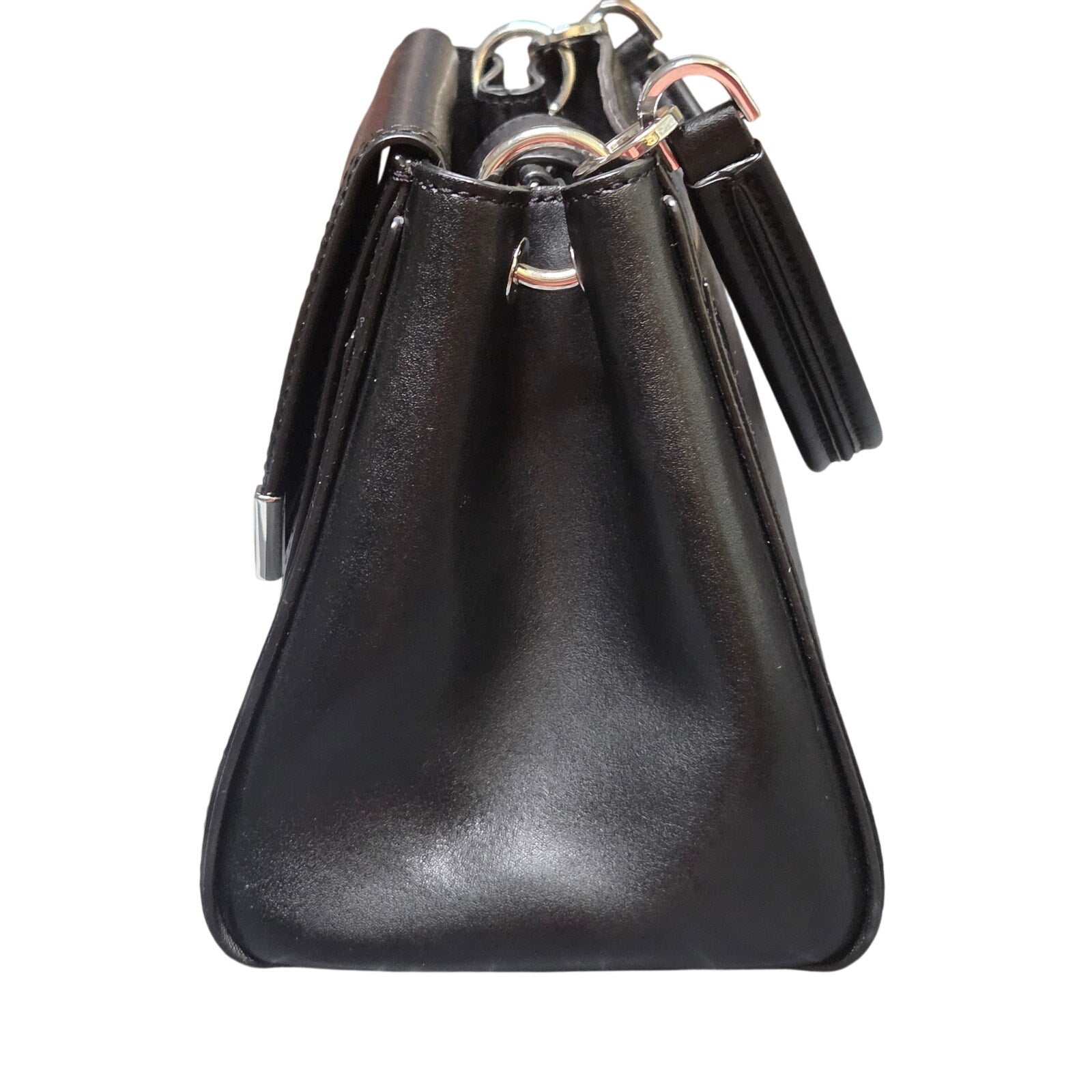 Calvin Klein Leather Tessie Satchel/Purse