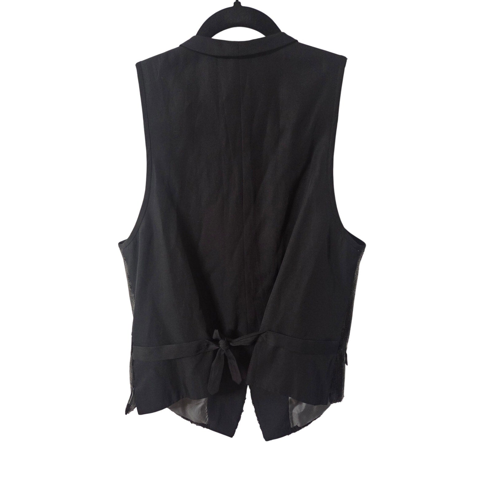 NWOT Rag & Bone Black Soiree Sequin Vest Women's Size 8