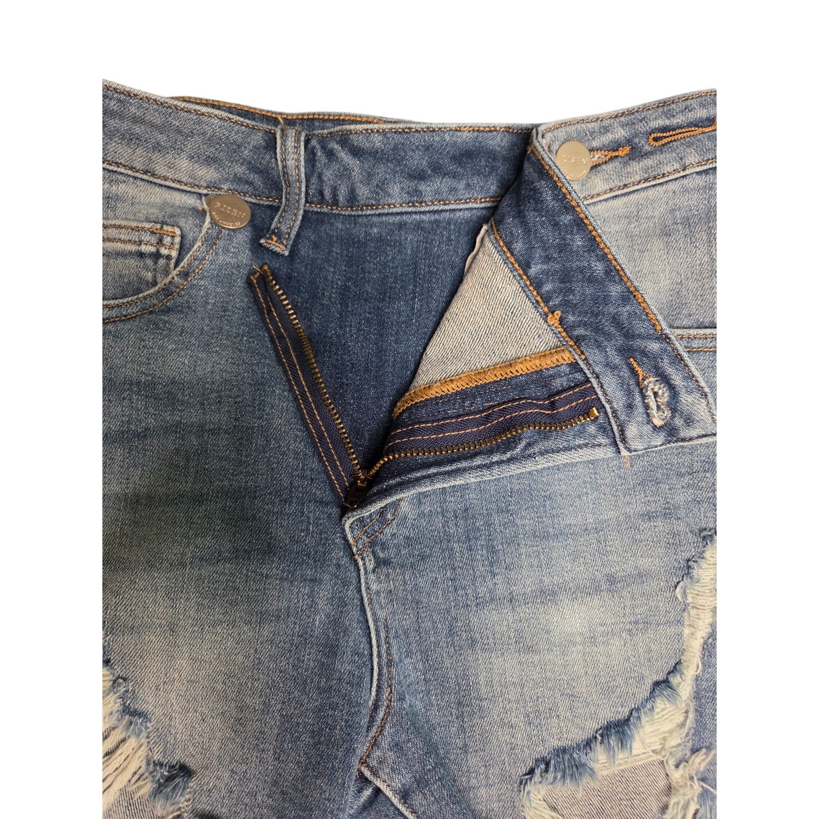 Risen Asymmetrical Crossover High Rise Shorts Women's Size S