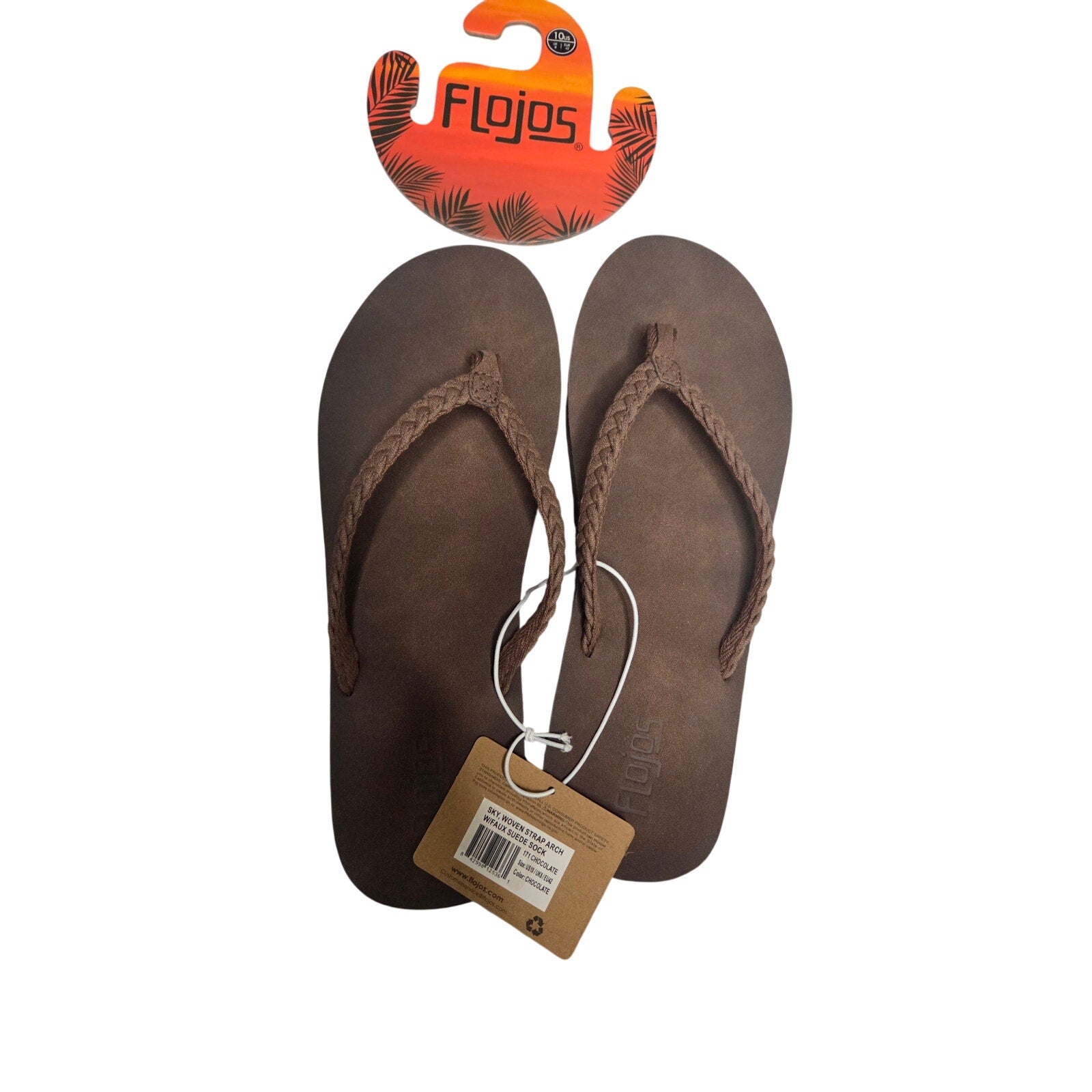 NWT Flojos Sky Flip Flops Women's Size 10