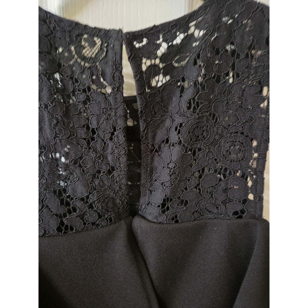 Express Black Romper with Lace Neckline Women's Size 2