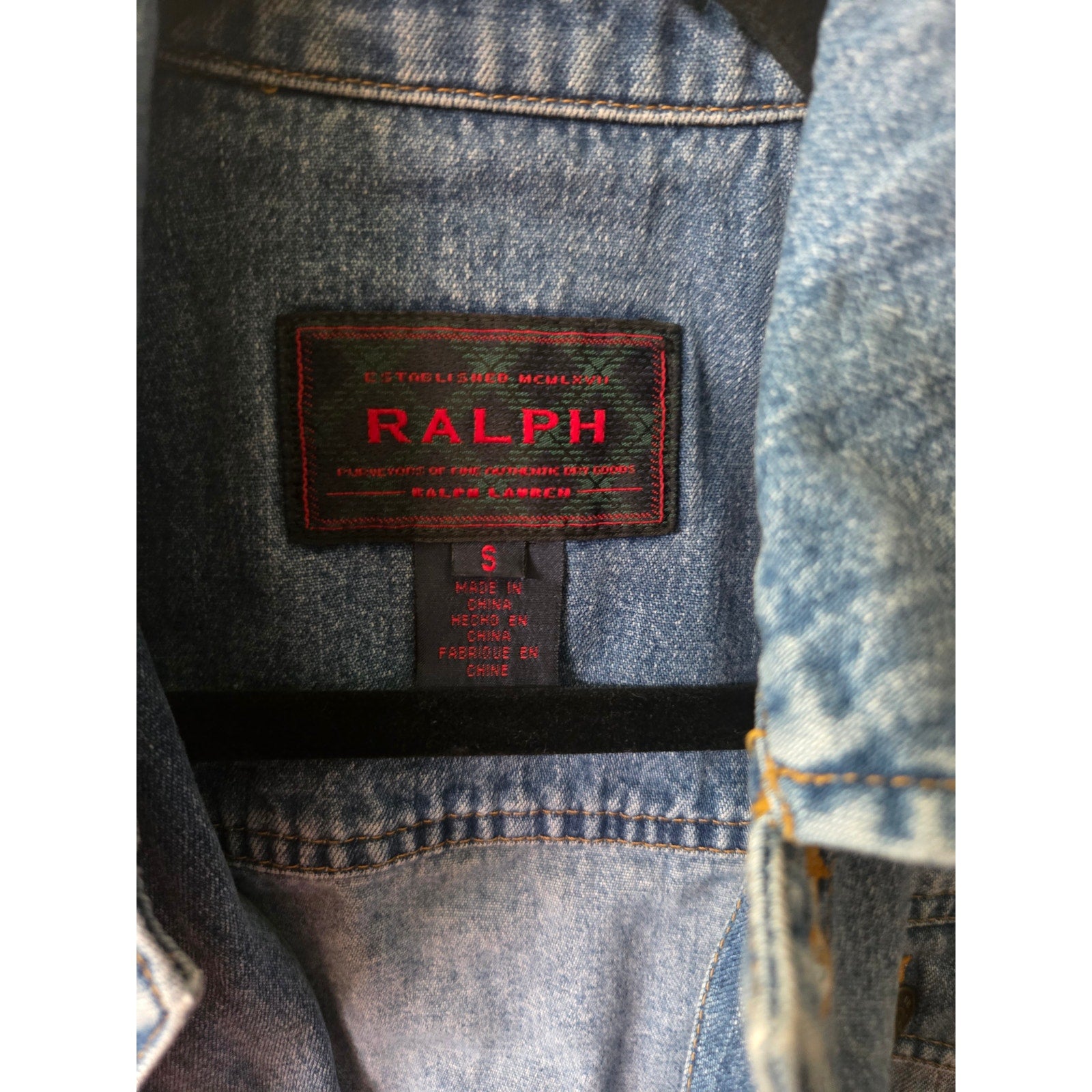 Vintage Ralph Lauren light blue Denim Jacket Women's Size Small