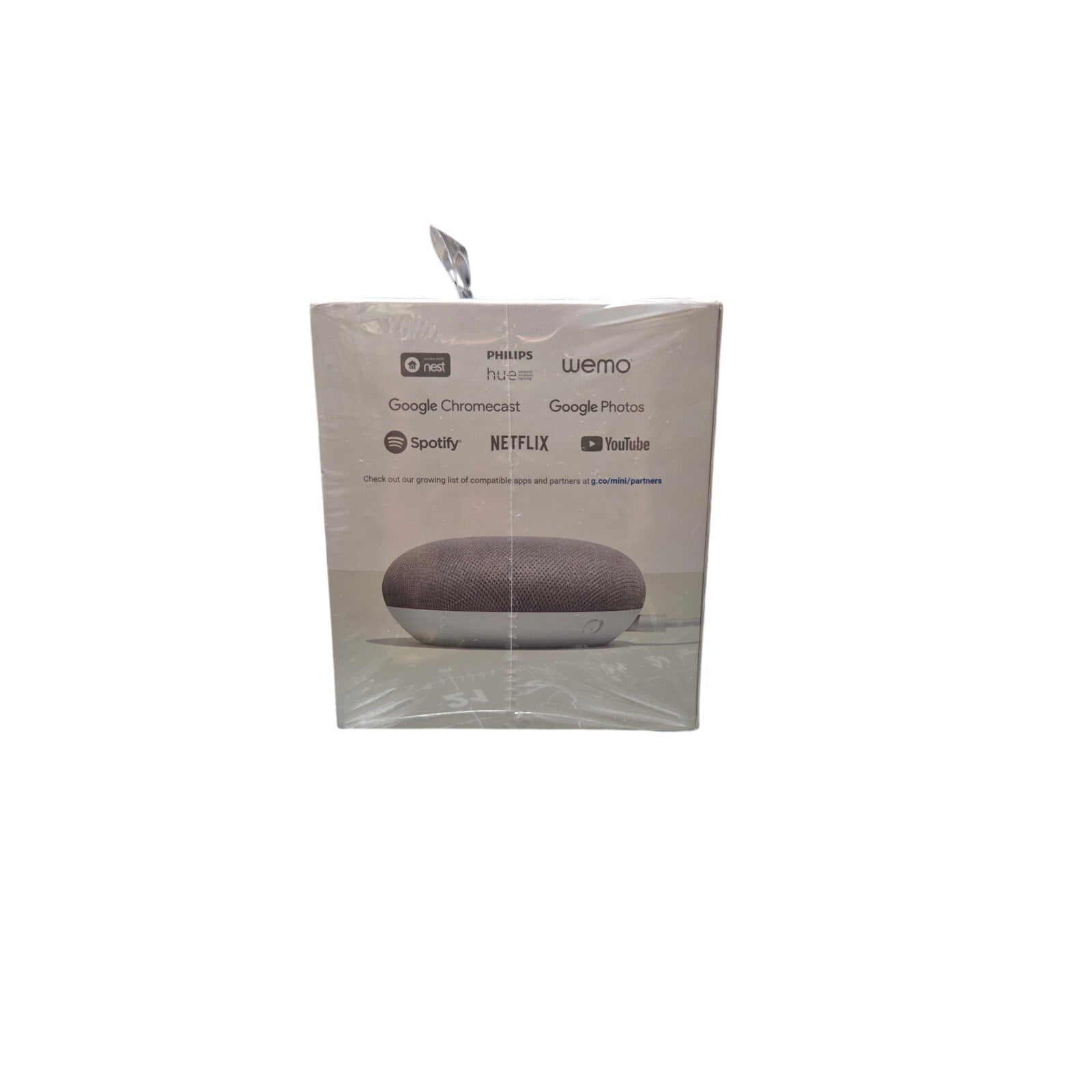 New Sealed Google Home Mini Smart Speaker w/ Google Assistant Chalk (GA00210-US