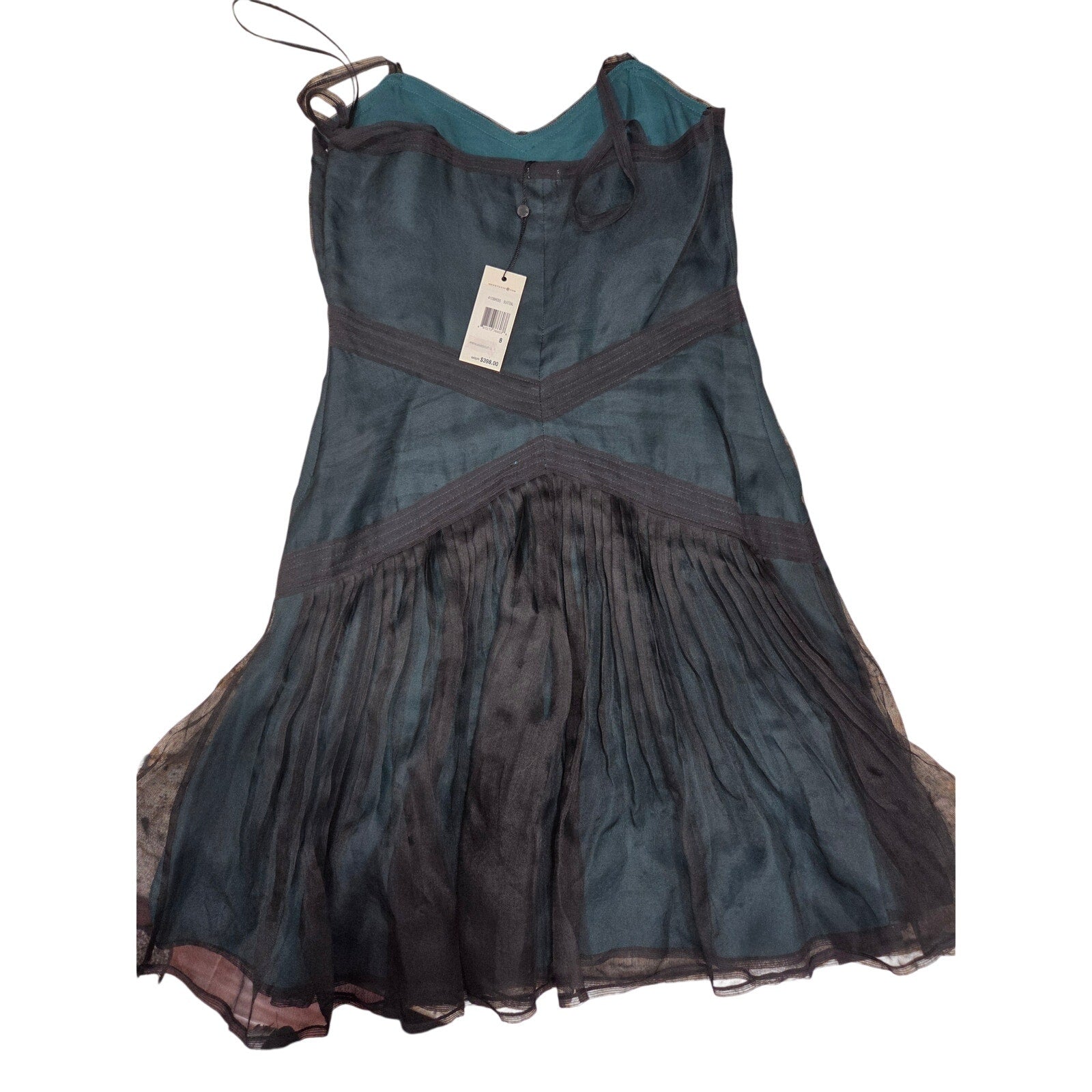 Leon Max by MaxStudio Silk Sleevless fir & Flare Dress Women's Size 8