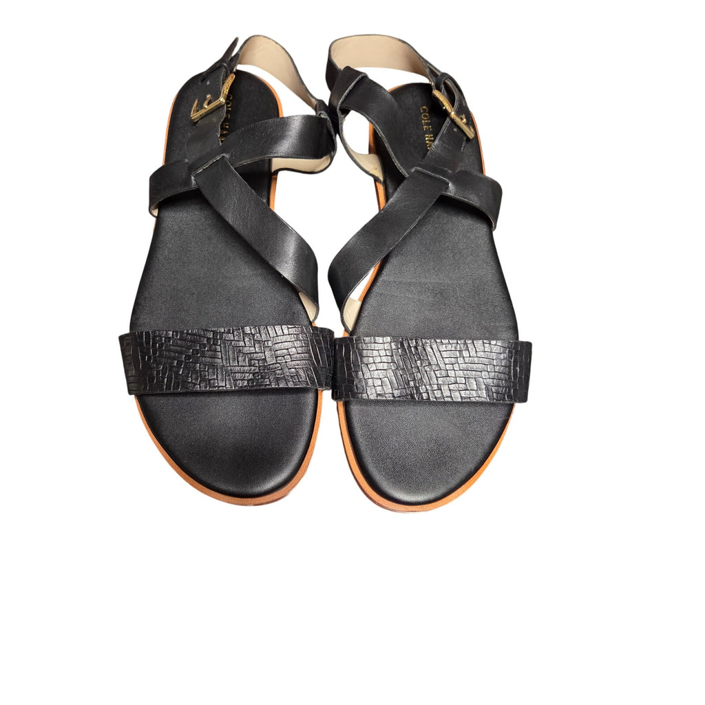Cole Haan Findra Black Strappy Sandals W12459 Women's Size 9