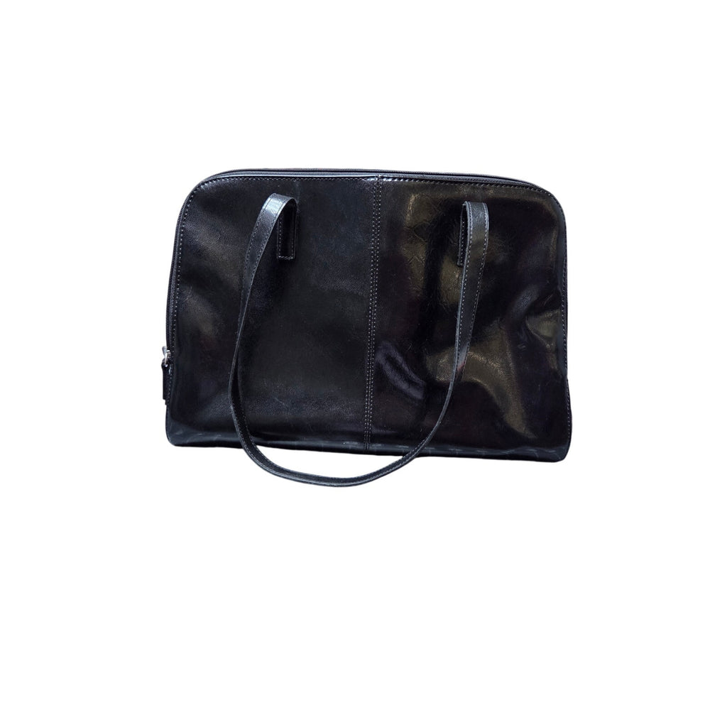 Liz Claiborne Black Patent Large Bag