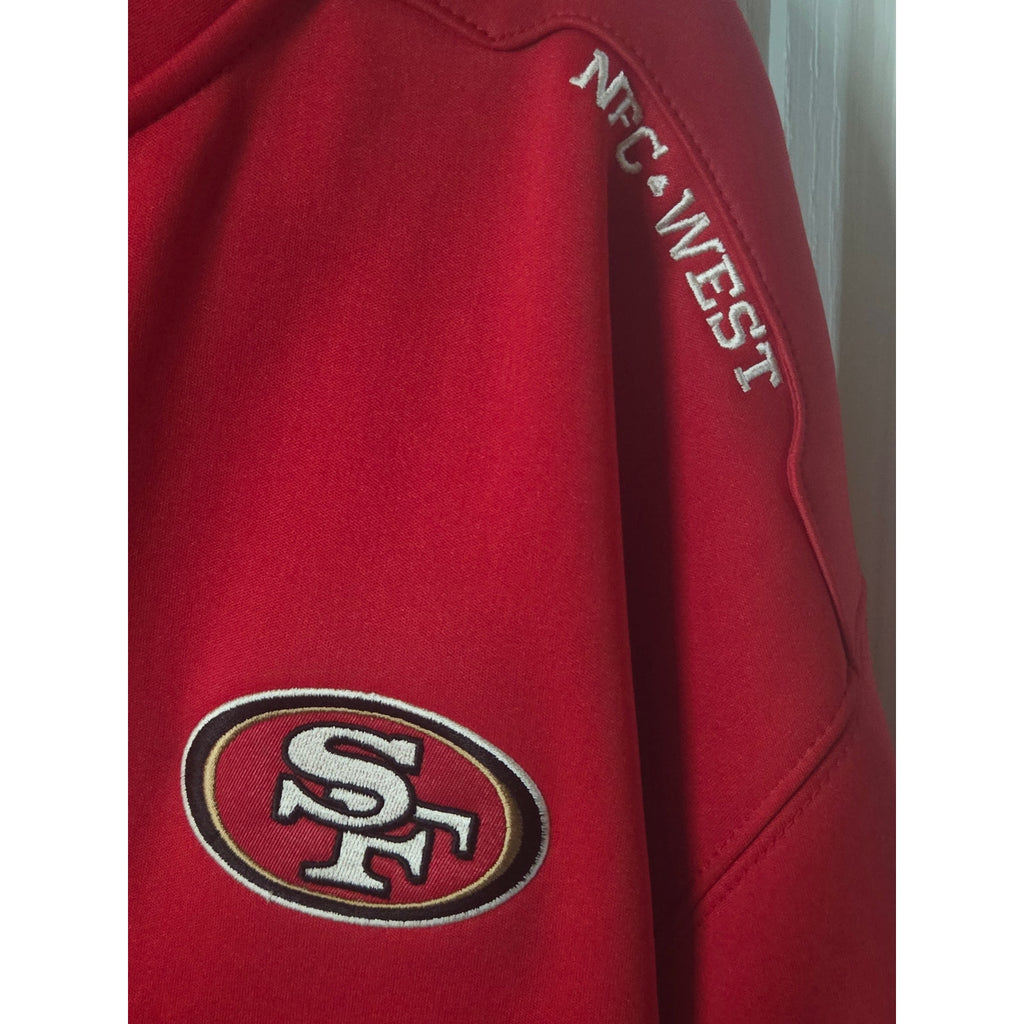 Reebok On Field San Francisco 49er's Full Zip Hoodie Men's Size XL with matching Beanie
